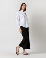 Load image into Gallery viewer, Faye Wide-Leg Cropped Pant in Black Ponte Knit