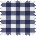 Load image into Gallery viewer, Made-to-Order Boyfriend Shirt in Navy Gingham Poplin