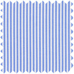 Load image into Gallery viewer, Made-to-Order Tomboy Popover Shirt in Sky Small Bengal Stripe Poplin