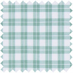 Load image into Gallery viewer, Made-to-Measure Shirt in White/Sage Check Poplin