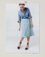 Load image into Gallery viewer, Mel Shirt in Extra Light Washed Cotolino Chambray