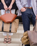 Load image into Gallery viewer, Square-Toe Block Heel in Dark Brown Leather