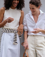 Load image into Gallery viewer, Rosie Shell in Ivory Cotton/Silk