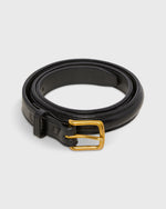 Load image into Gallery viewer, 1" Bombay Stitch Belt in Black Bridle