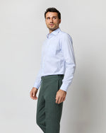 Load image into Gallery viewer, Spread Collar Dress Shirt in Sky Poplin