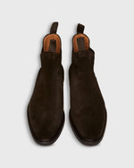 Load image into Gallery viewer, Chelsea Boot in Bitter Chocolate Suede