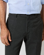 Load image into Gallery viewer, Dress Trouser in Charcoal High-Twist