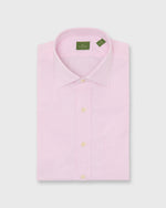 Load image into Gallery viewer, Spread Collar Dress Shirt in Pink Small Bengal Stripe Poplin