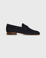 Load image into Gallery viewer, Mia Loafer in Navy Suede