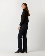 Load image into Gallery viewer, Turtleneck Tee in Black Pima Cotton