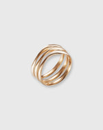Load image into Gallery viewer, 3 Circle Ring in Gold-Plated Brass
