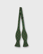 Load image into Gallery viewer, Silk Bow Tie in Green Fox