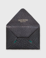 Load image into Gallery viewer, Envelope Card Holder in Chocolate Sharkskin
