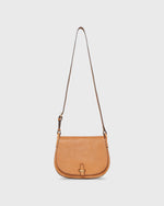 Load image into Gallery viewer, Medium Accordion Clara Crossbody Bag in Natural Leather