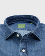 Load image into Gallery viewer, Work Shirt in Medium Wash Indigo Denim