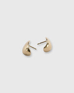 Load image into Gallery viewer, Wrap Oval Earrings in Gold-Plated Brass