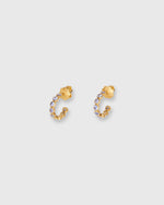 Load image into Gallery viewer, Small Bollywood Hoop Earrings in Tanzanite