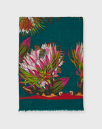 Load image into Gallery viewer, Lily Long Rectangular Scarf in Pink/Lovat