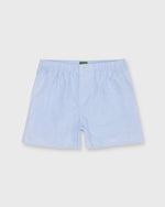 Load image into Gallery viewer, Button-Front Boxer Short in Sky Oxford