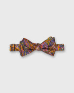 Load image into Gallery viewer, Silk Bow Tie in Yellow/Purple Multi