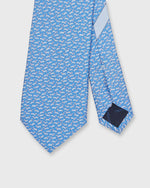 Load image into Gallery viewer, Silk Print Tie in Blue Dogs