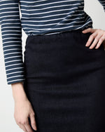 Load image into Gallery viewer, Pull-On Skirt in Indigo Stretch Denim