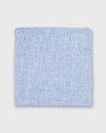 Load image into Gallery viewer, Hand-Rolled Cotton Pocket Square in Blue Chambray
