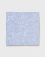 Load image into Gallery viewer, Hand-Rolled Cotton Pocket Square in Blue Chambray