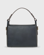 Load image into Gallery viewer, Frances Box Bag in Navy Leather