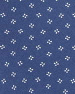 Load image into Gallery viewer, Silk Print Tie in Blue/Chalk Flower