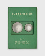 Load image into Gallery viewer, Jacket Button Set in Domed Thumbprint Nickel