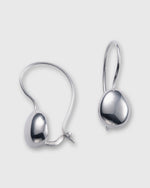 Load image into Gallery viewer, Closed Egg Earrings in Silver