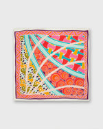 Load image into Gallery viewer, Square Scarf in Pink Abstract