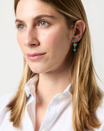 Load image into Gallery viewer, Detachable Victorian Drop Earrings in Seafoam