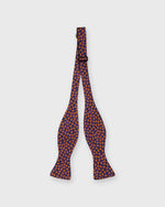 Load image into Gallery viewer, Silk Bow Tie in Navy Morrell Pine