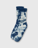 Load image into Gallery viewer, Indigo Dyed Retro Socks in Indigo