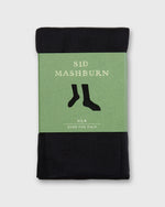 Load image into Gallery viewer, Over-The-Calf Dress Socks in Black Silk