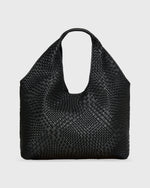 Load image into Gallery viewer, Hannah Hobo Bag in Black Leather