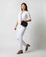 Load image into Gallery viewer, Bea Crossbody Bag in Navy Suede