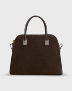 Load image into Gallery viewer, Helen Bag in Dark Brown Suede