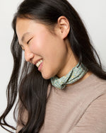 Load image into Gallery viewer, Anyway Scarf in Green/Mist Katie & Millie Liberty Fabric