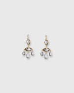 Load image into Gallery viewer, Small Marquise D'Estrées Earrings in Smokey Quartz