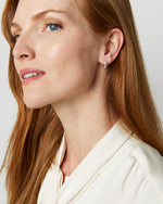 Load image into Gallery viewer, Small Hoop Earrings in Silver
