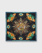 Load image into Gallery viewer, Square Scarf in Black Celestial