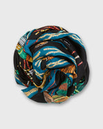 Load image into Gallery viewer, Square Scarf in Black Celestial