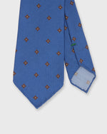 Load image into Gallery viewer, Silk Print Tie in Blue/Barn Flower