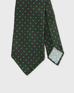 Load image into Gallery viewer, Silk Print Tie in Green/Red/Blue Foulard