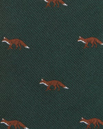 Load image into Gallery viewer, Silk Club Tie in Hunter Fox