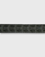Load image into Gallery viewer, 1 3/8" Hornback Crocodile Belt in Dark Olive