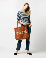 Load image into Gallery viewer, Large Merci Tote in Ginger